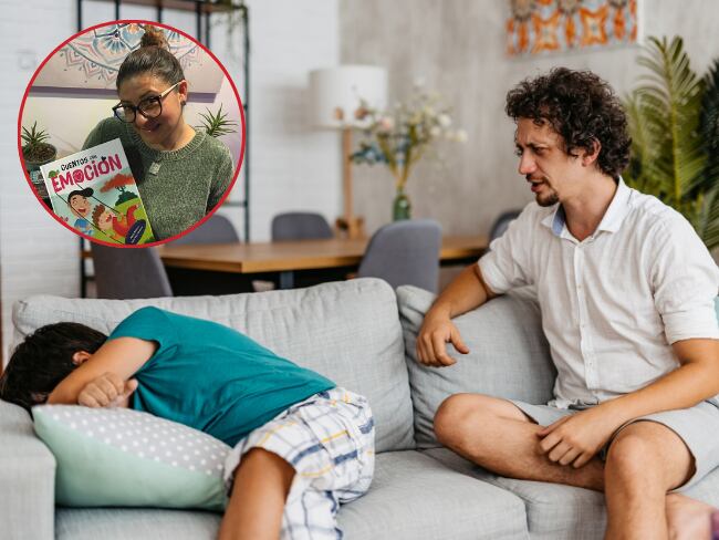 Imagen de referencia de niño junto con psicóloga infantil/ Getty Images- Andrea Bello.