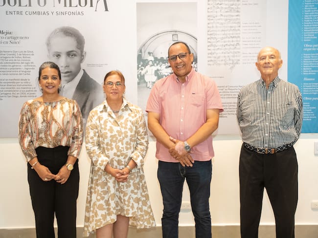 Unicartagena rinde homenaje perenne al gran músico y compositor, Adolfo Mejía Navarro