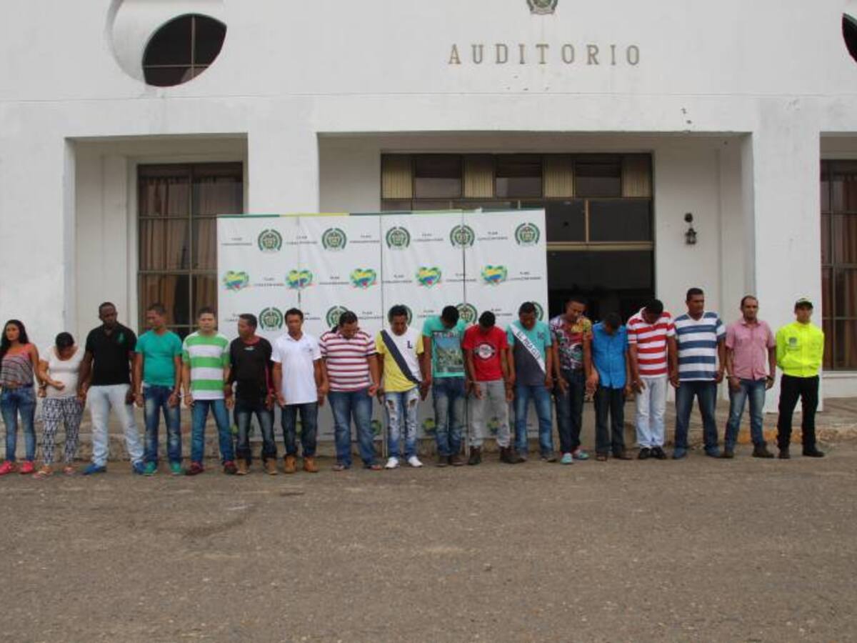 18 integrantes del clan Úsuga fueron capturados por la Policía