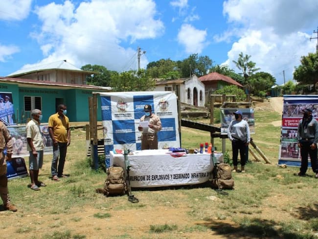 Entregan nueve aéreas libre de minas antipersonas en Sucre y Bolívar