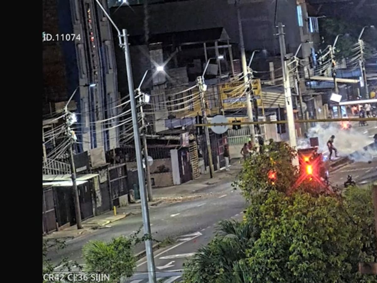 Disturbios en Cali dejan daños al MIO, cámaras derribadas y un muerto en hechos confusos