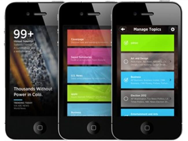 Yahoo! lanzó aplicación para iPhone que resume textos automáticamente