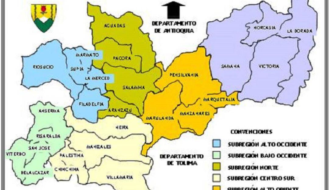 División Política de Caldas