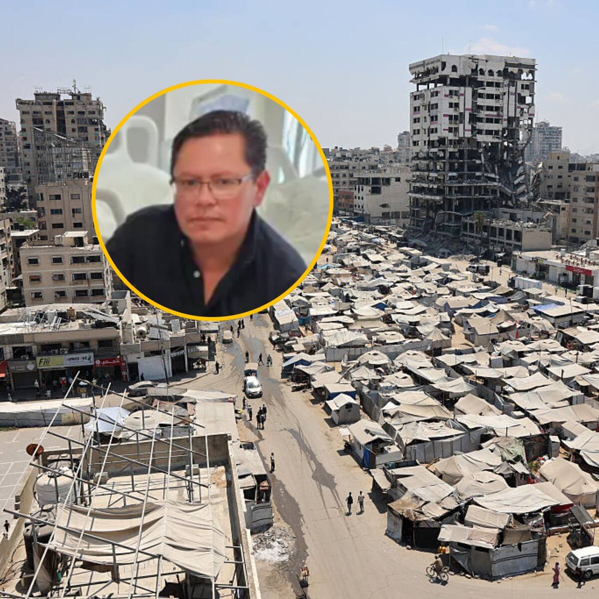 Así es la historia de colombiano que asegura haber ido a Franja de Gaza a entregar ayuda humanitaria