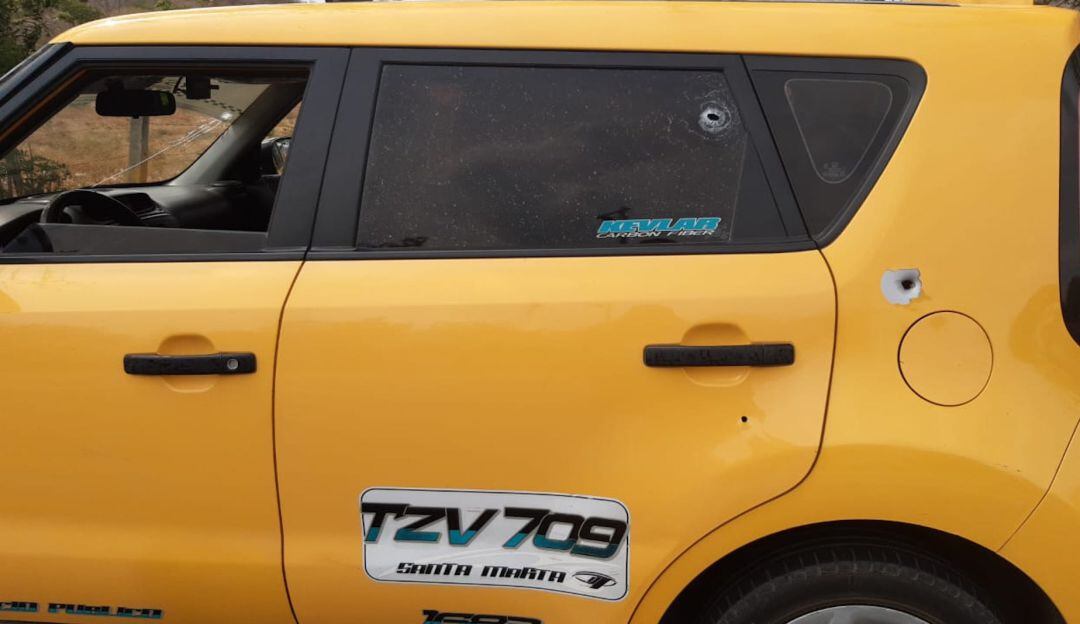 Amenzan con disparos a taxista