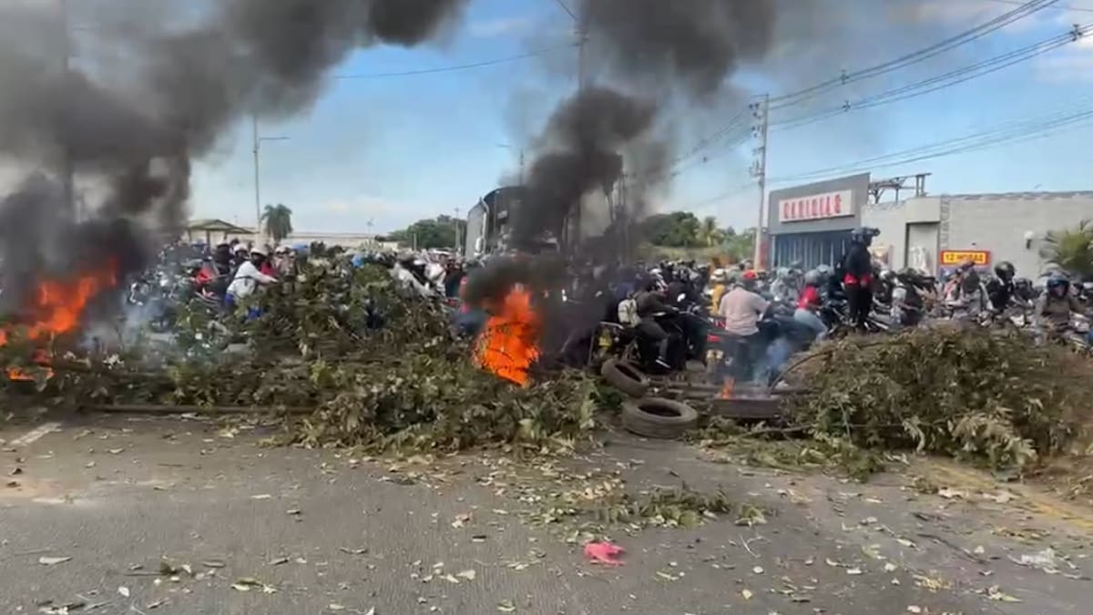 Accidente que dejó dos muertos provocó protesta y bloqueo en la vía Candelaria-Cali