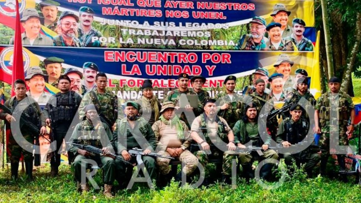 Cumbre de cabecillas de disidencias Farc de ‘Calarcá’ en el Catatumbo quedó registrada en fotos