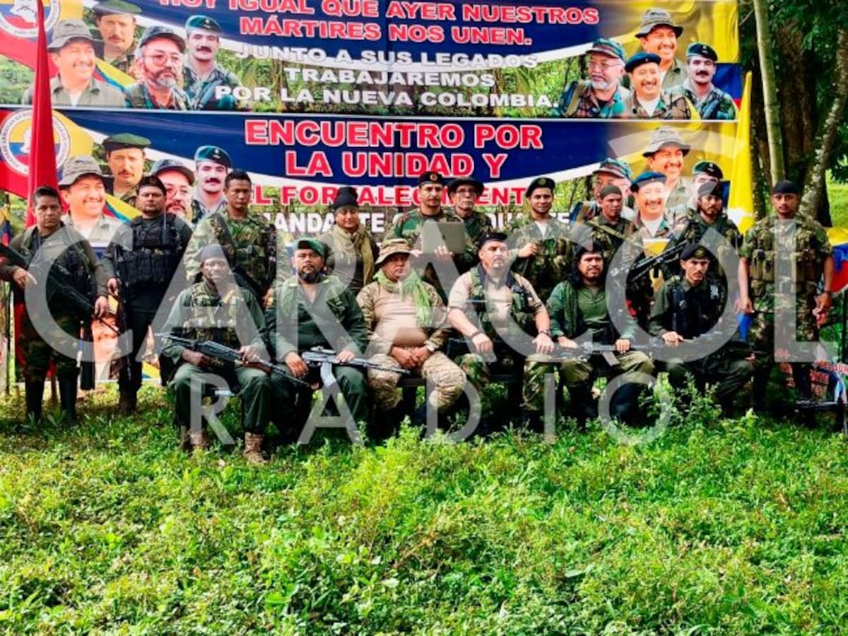 Cumbre de cabecillas de disidencias Farc de ‘Calarcá’ en el Catatumbo quedó registrada en fotos