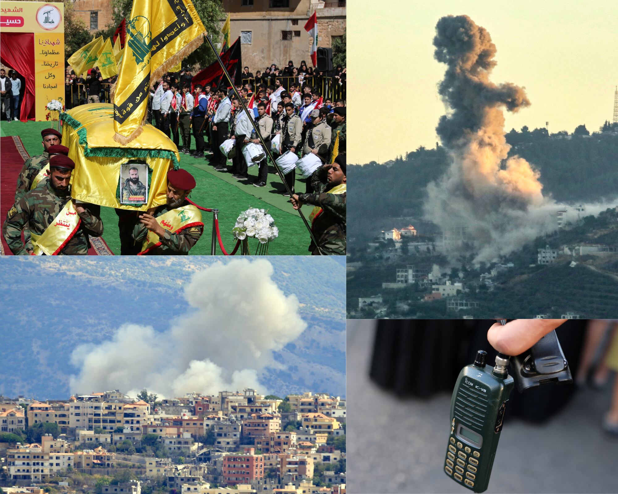 El llamado de las autoridades libanesas ocurre luego de 3 días consecutivos de explosiones en el país, la última por cuenta de bombardeos en 7 puntos del país.
(Foto: Caracol Radio / Getty )