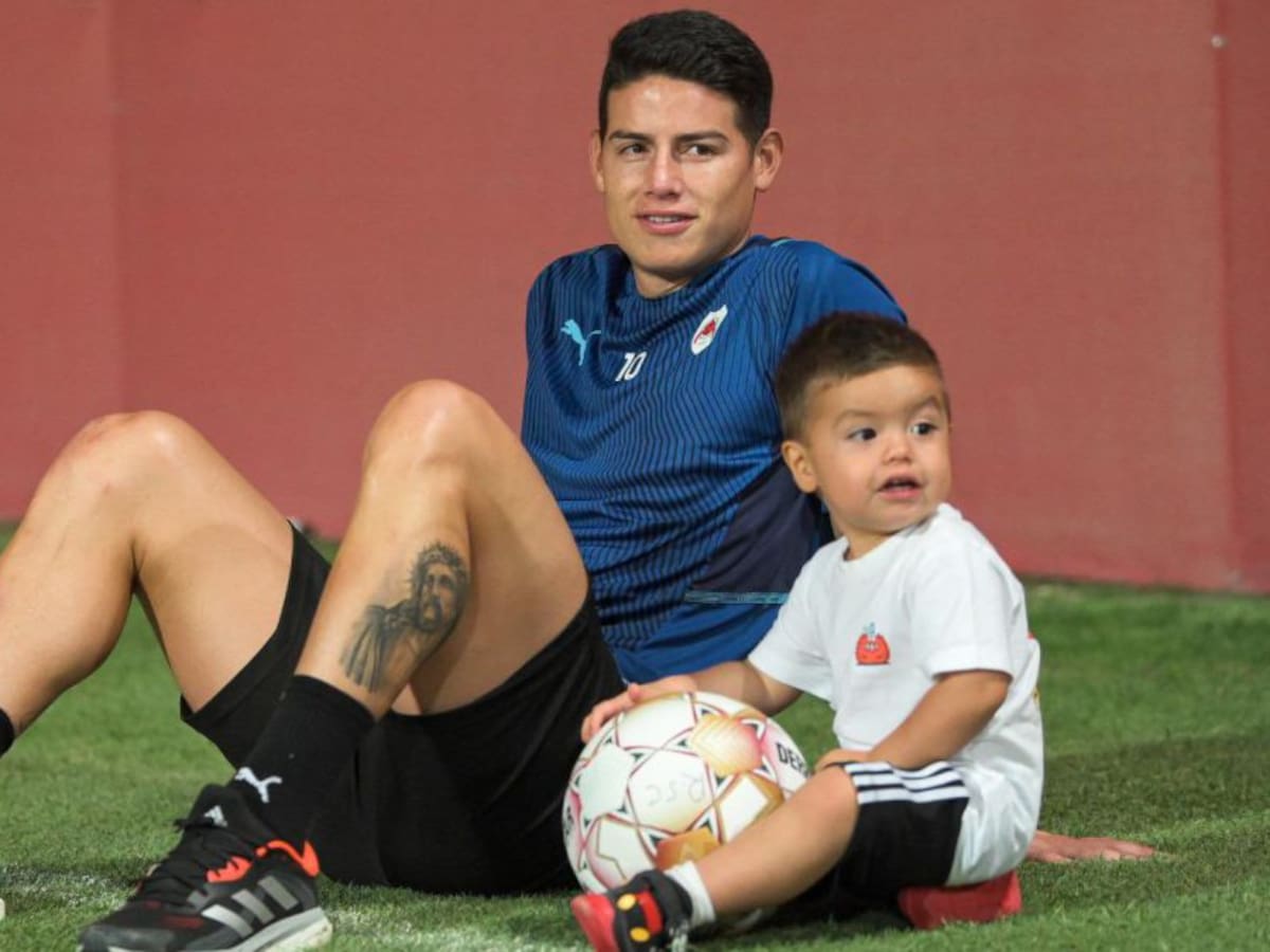 La tierna compañía que tuvo James Rodríguez durante su entrenamiento