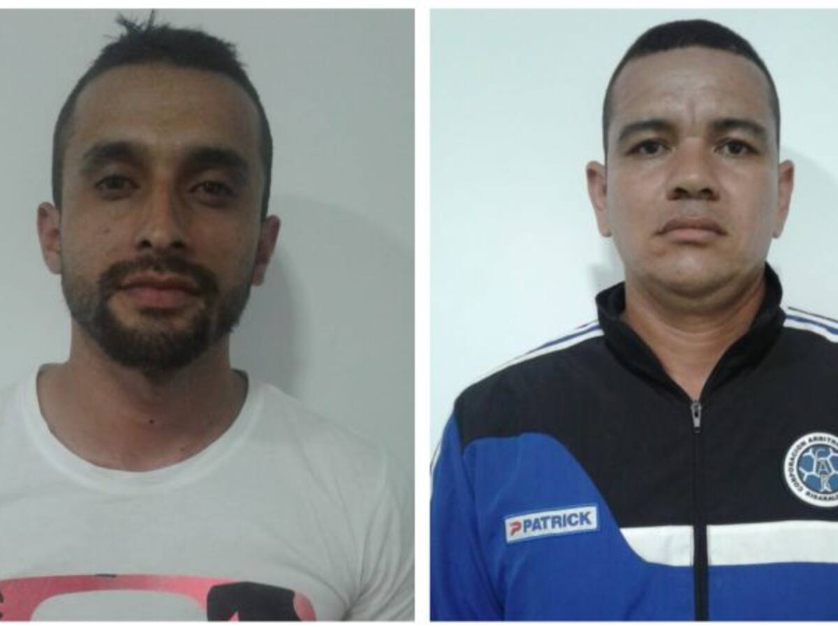 Capturan dos presuntos integrantes de la organización criminal Cordillera