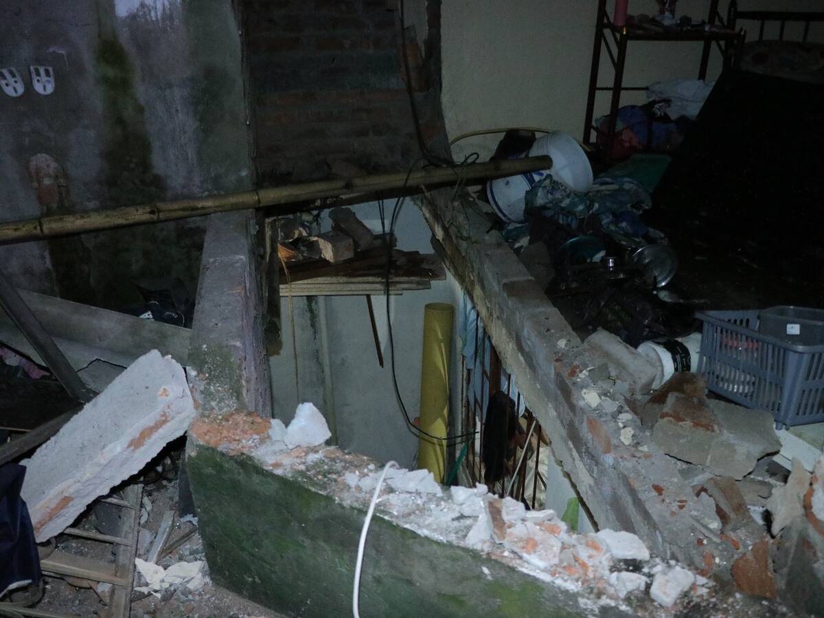 Un hombre hizo explotar un cilindro de gas, para evitar su captura dejando doce heridos