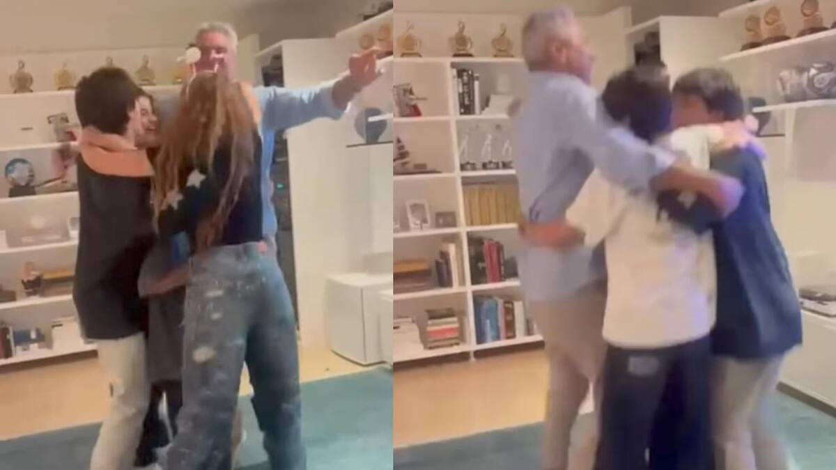 ¡Junior tu papá!: así celebró Shakira con sus hijos el título del equipo rojiblanco