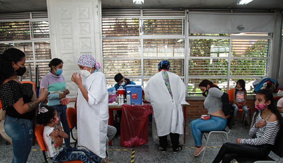 Vacunación a niños 