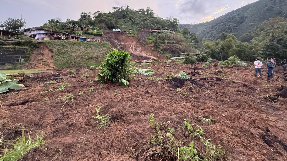 Emergencia en Villamaría, Caldas, por deslizamiento de tierra deja una persona fallecida
