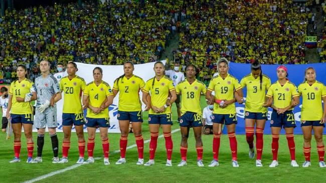Selección Colombia Femenina finalista de la Copa América Femenina que pasó por el estadio Centenario de Armenia