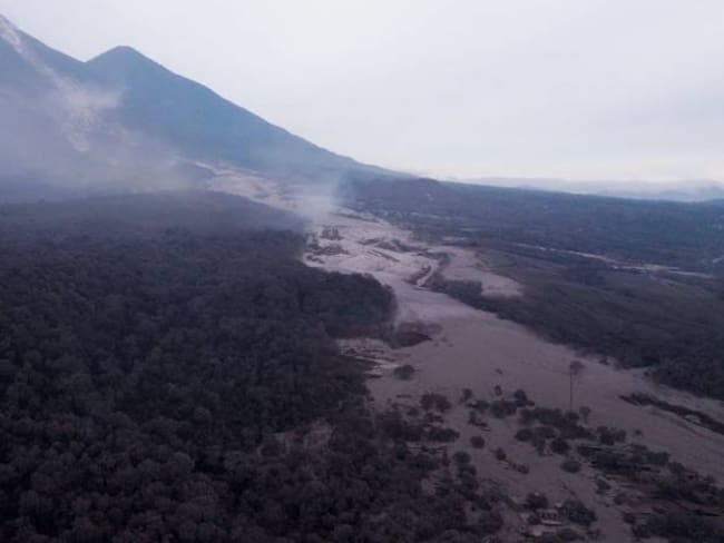 volcán de Fuego en Guatemala