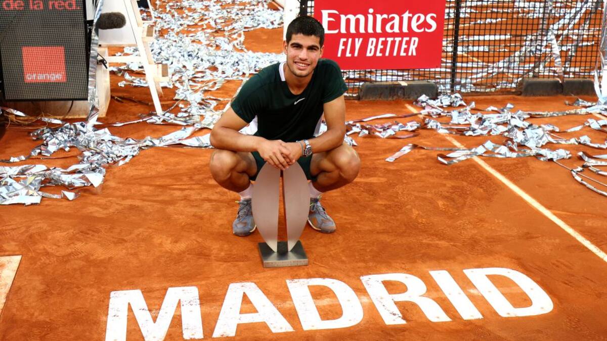 Carlos Alcaraz se queda con el Masters de Madrid tras derrotar a Zverev
