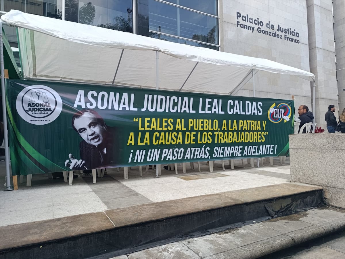 Más de 1.500 funcionarios de la rama judicial en Caldas están en paro, ¿por qué?