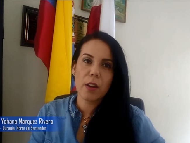 Marlyn Yohana Márquez Rivéra alcaldesa de Durania