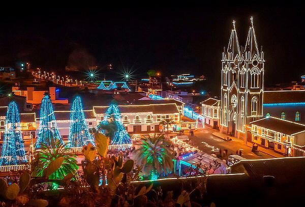 Alumbrados Navideños por Boyacá 2024.