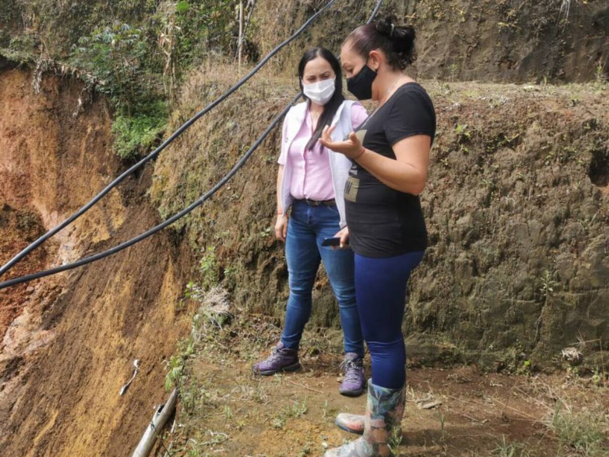 Acueductos rurales de Pereira afectados por deslizamientos de tierra