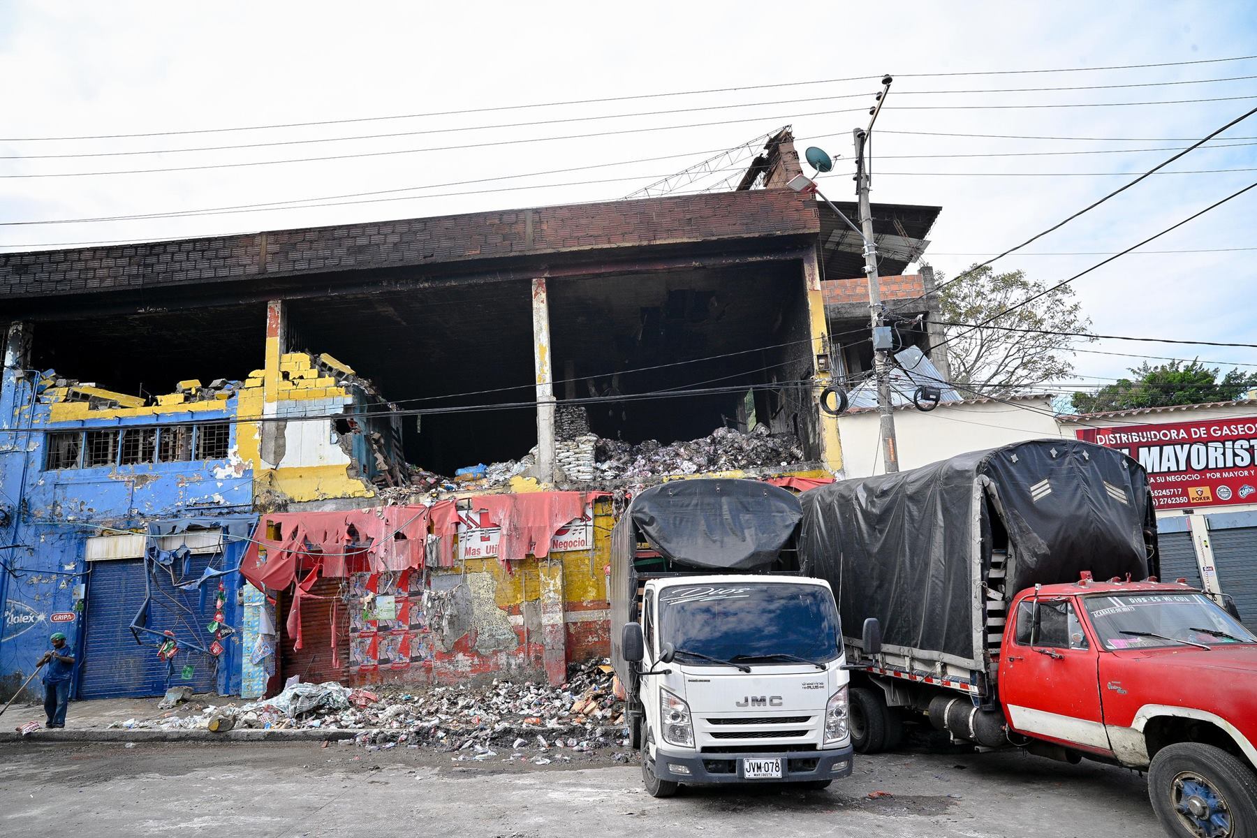 Incendio en la calle 19 de Ibagué