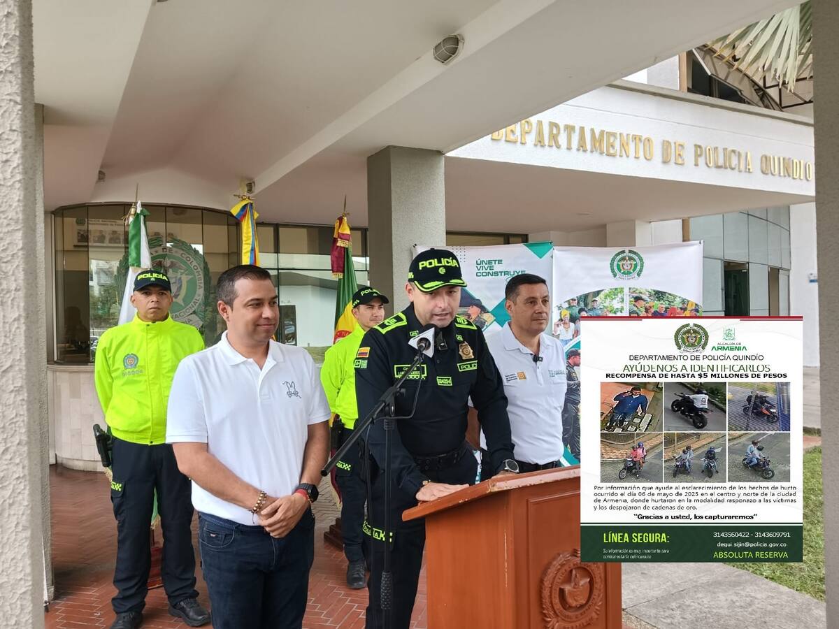 Recompensas, claves en información para hacerle frente al homicidio y al hurto en Armenia