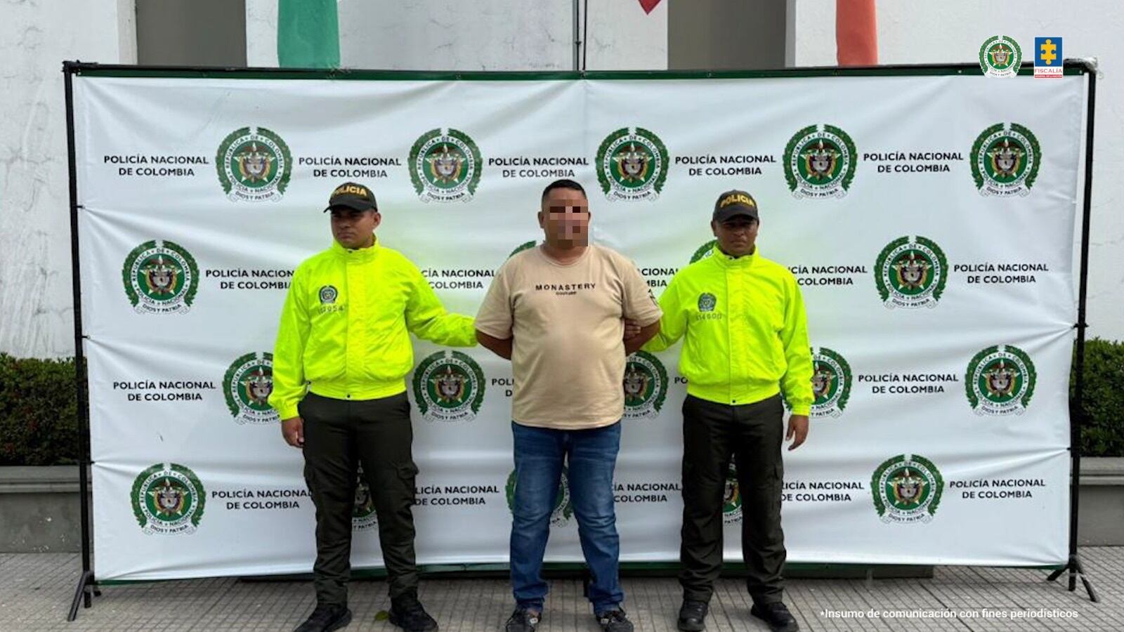 Funcionario del ICA capturado por el crimen de un líder social- foto Fiscalía