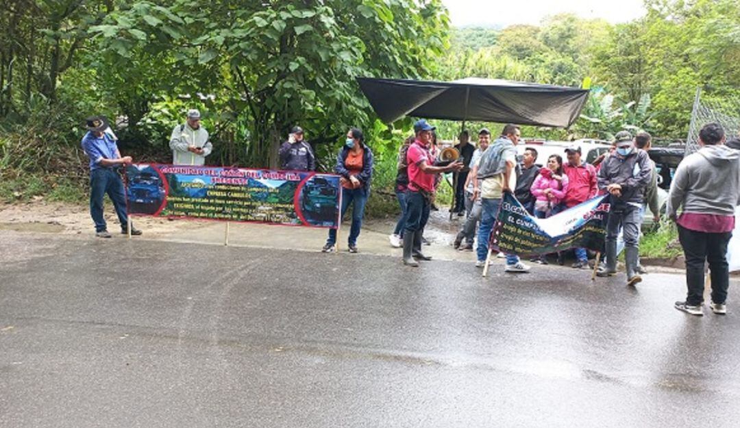 Protesta Cañón del Combeima 