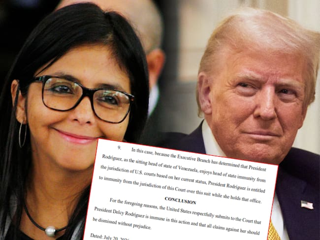 Con esta solicitud, la presidenta interina se salvaría de pagar una indemnización a tres estadounidenses que fueron detenidos en Venezuela.
(Foto: Caracol Radio / Getty / Cortesía State Department)