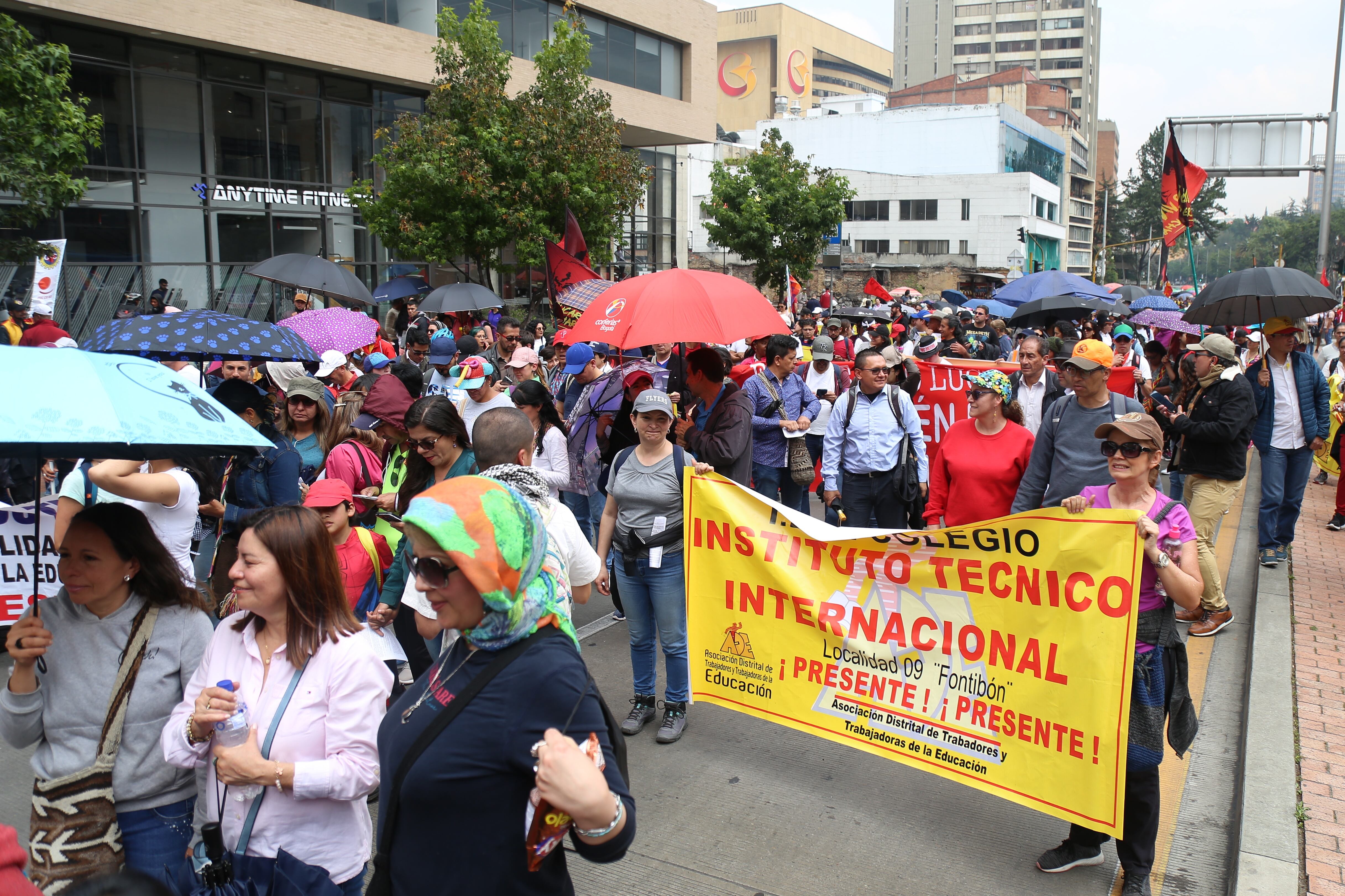 Marchas convocada por Fecode (Colprensa - Álvaro Tavera)