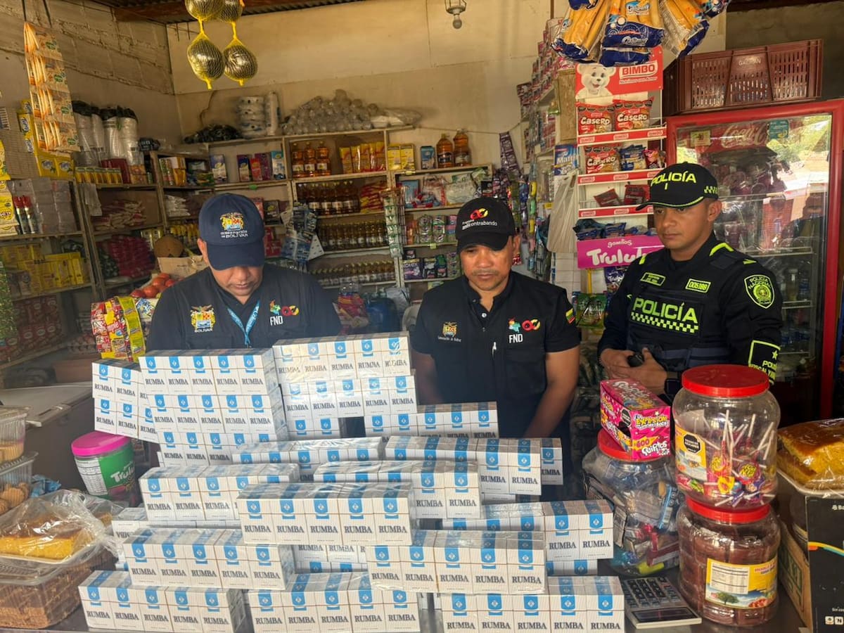 Policía de Bolívar incautó licor y cigarrillo de contrabando en El Carmen