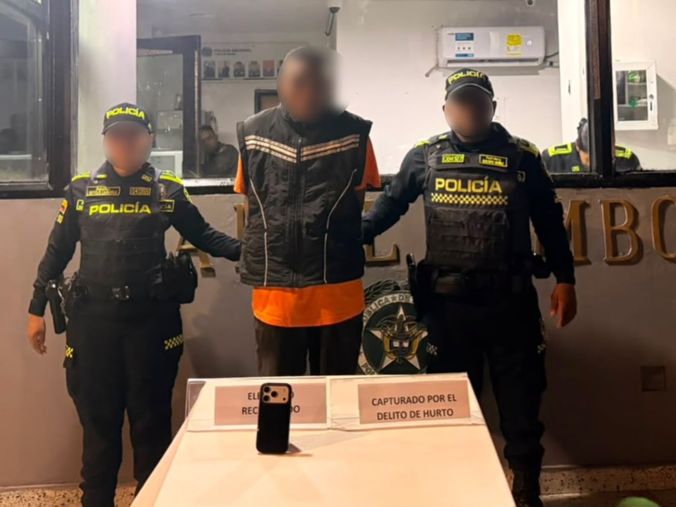 Capturado presunto delincuente señalado de hurtar un IPhone en el Centro Histórico
