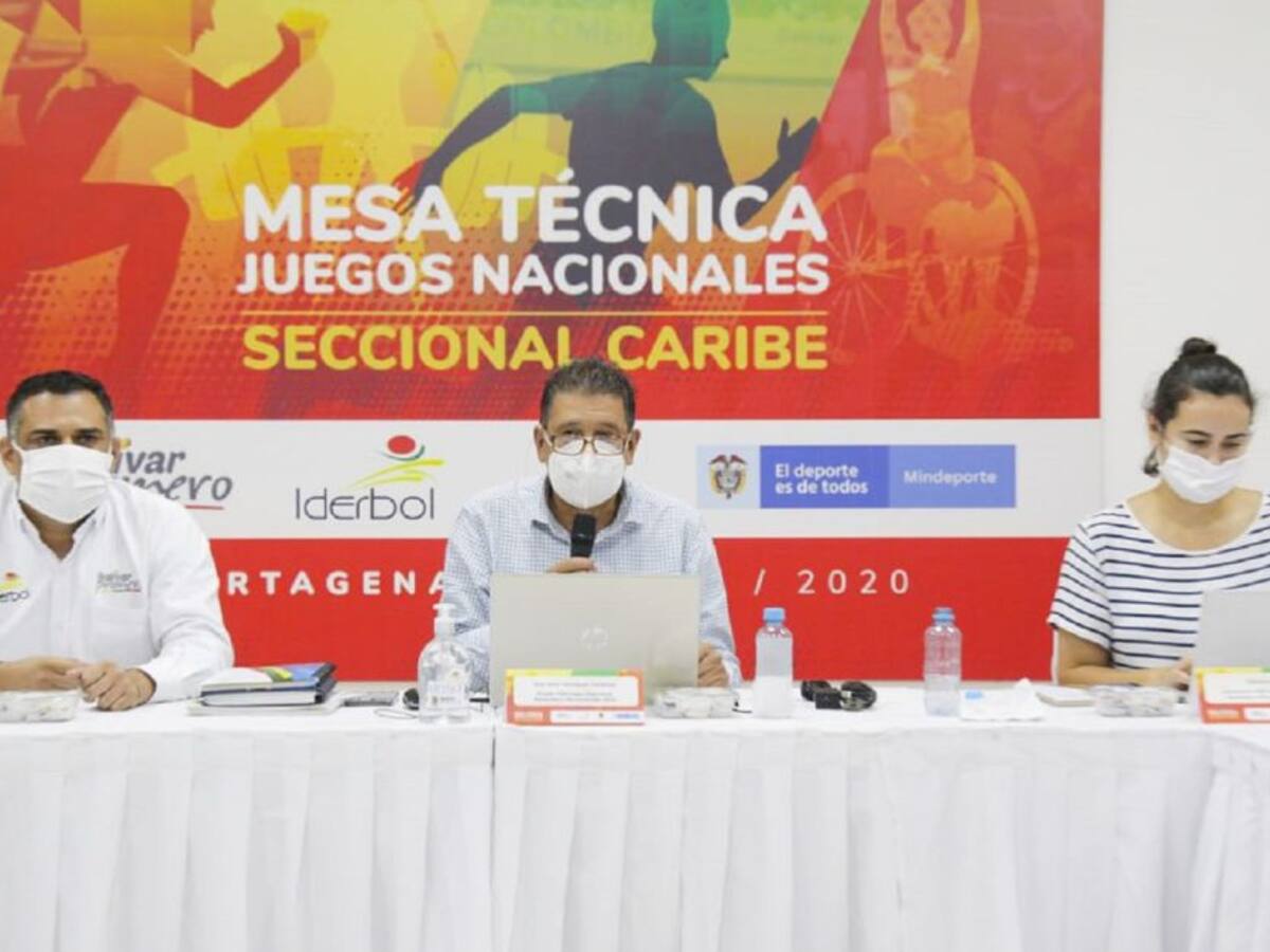 Realizan mesa técnica sobre juegos nacionales y paranacionales en Bolívar