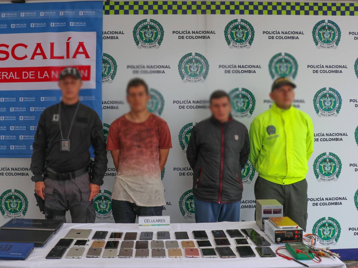 Capturaron a integrantes de banda responsable de hurto masivo de celulares en Pereira