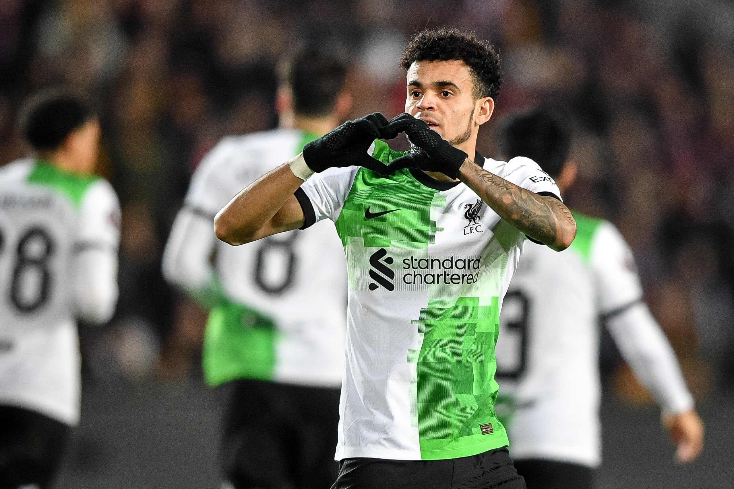 Luis Díaz.  (Photo by Lukas Kabon/Anadolu via Getty Images)