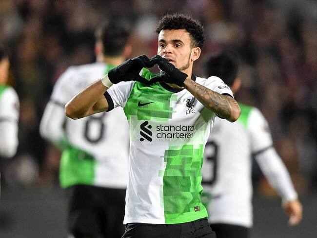 Luis Díaz. (Photo by Lukas Kabon/Anadolu via Getty Images)