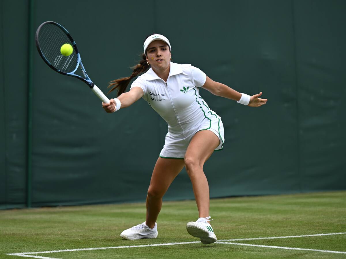 Camila Osorio también se despidió en la primera fase del cuadro principal de Wimbledon