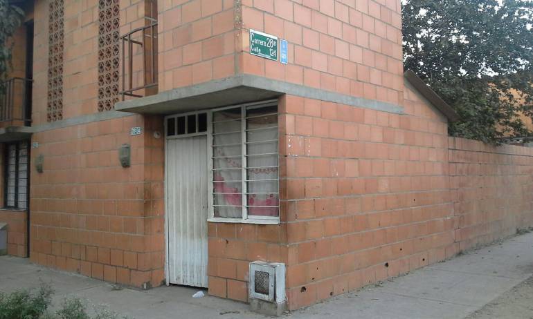 Al interior de esta vivienda se presentó el atentando donde murieron dos hermanos.