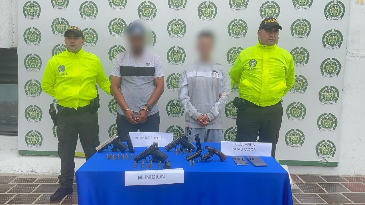 Capturados dos presuntos coautores de la masacre de Ocaña / Foto: Policía de Norte de Santander
