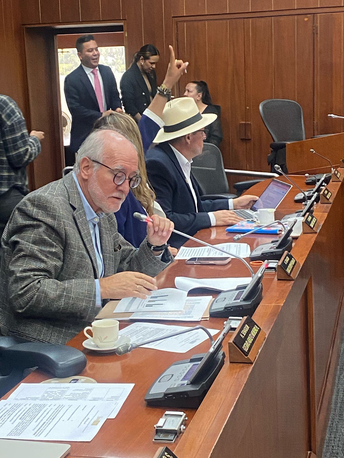 Presentación de proyecto en el Senado de la República.