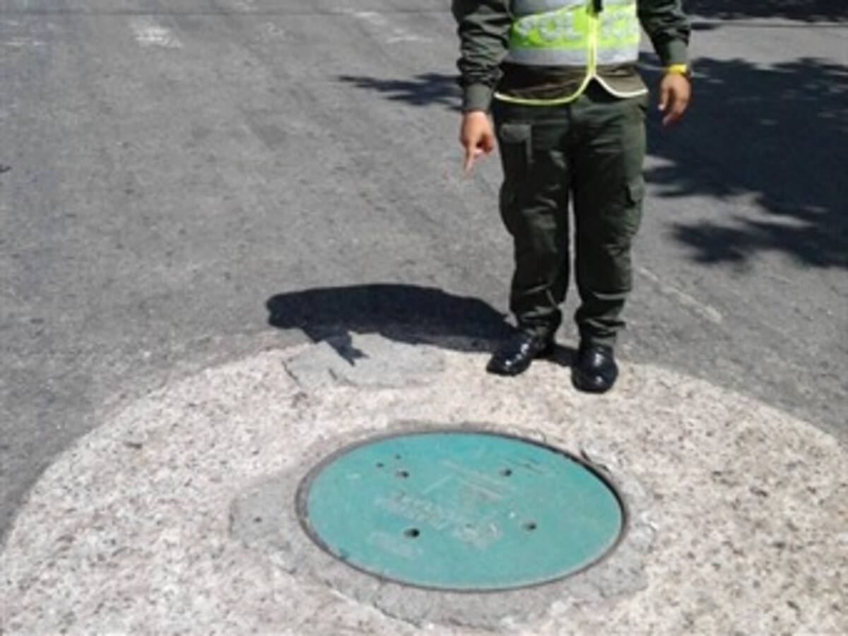 Hallan en Villavicencio tapas de alcantarillas de Bogotá