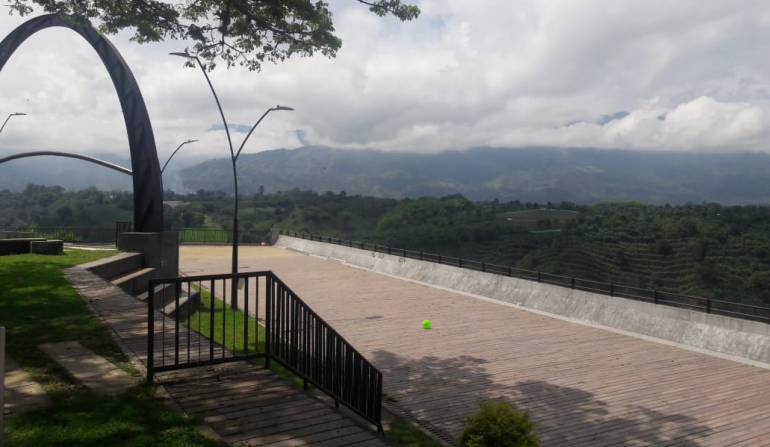 Mirador de la secreta en Armenia, feliz viernes