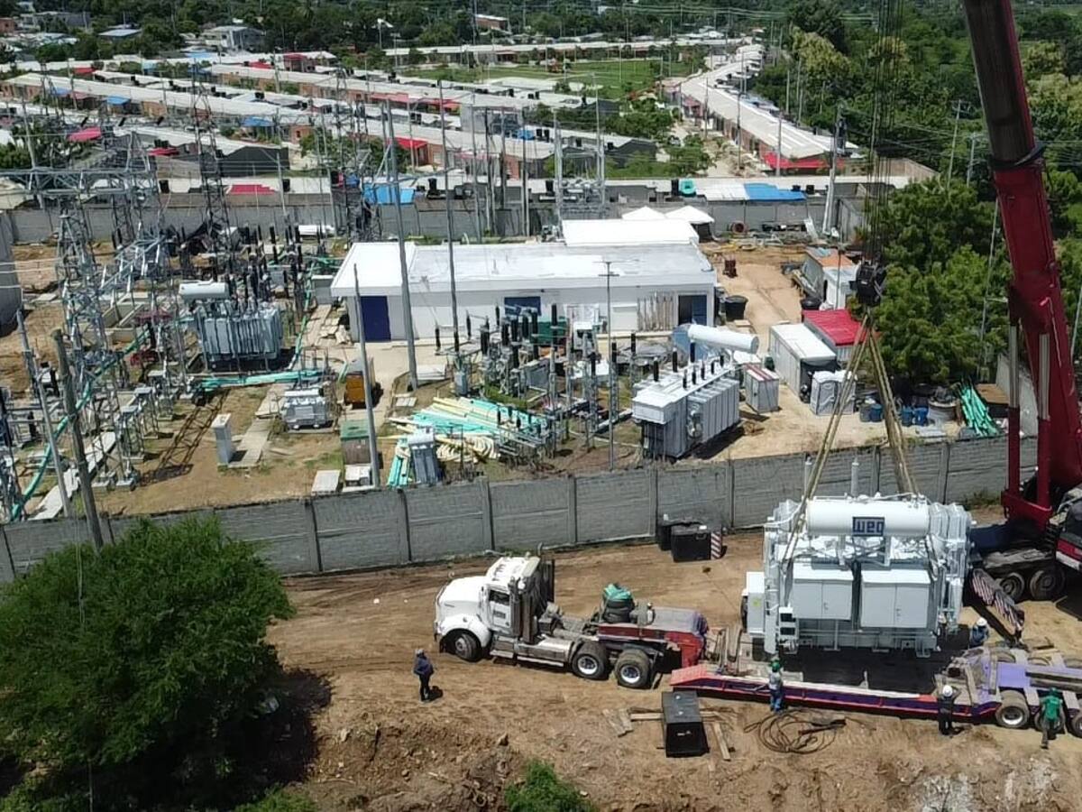 El miércoles 20 de agosto la subestación Magangué sincroniza dos transformadores de potencia