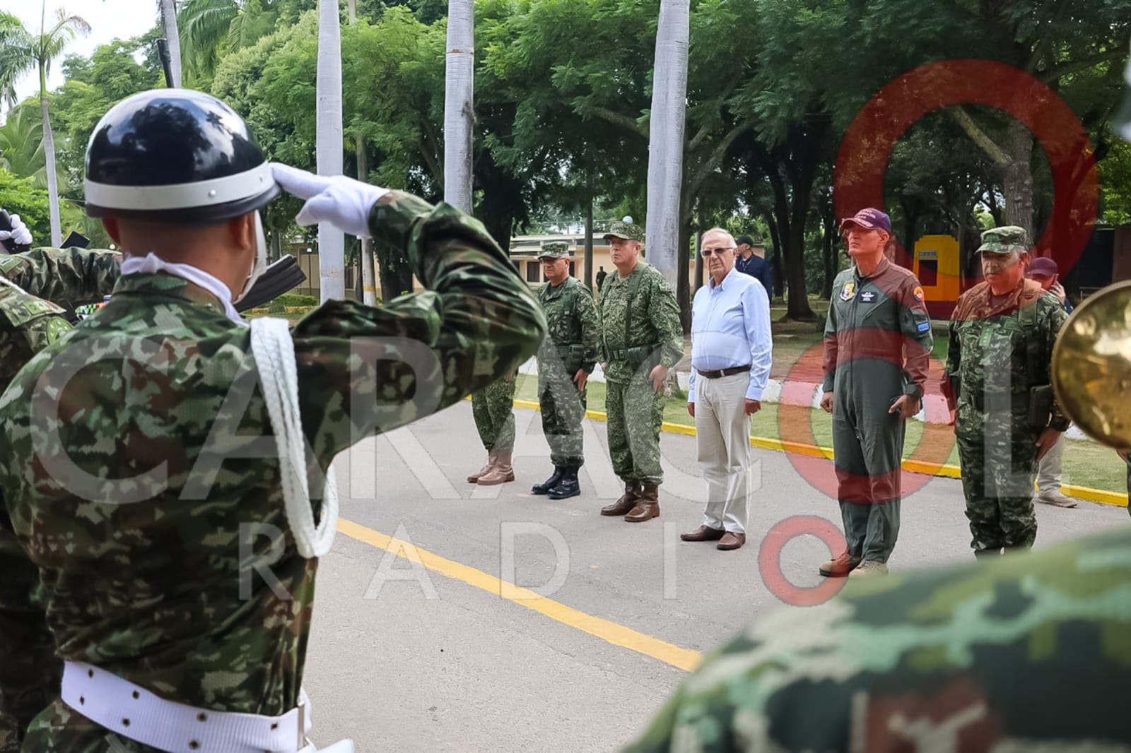 Ministro de defensa y comandante de las fuerzas militares en Cúcuta / Foto: Cortesía