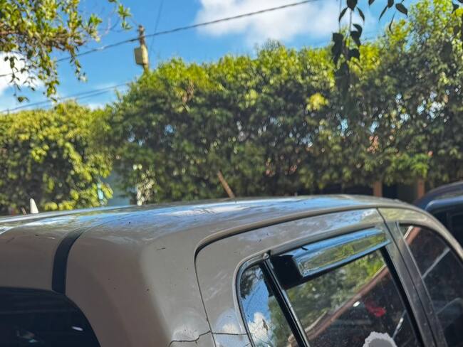 Atentado contra vehículo publicitario de candidato a la gobernación de Vichada.