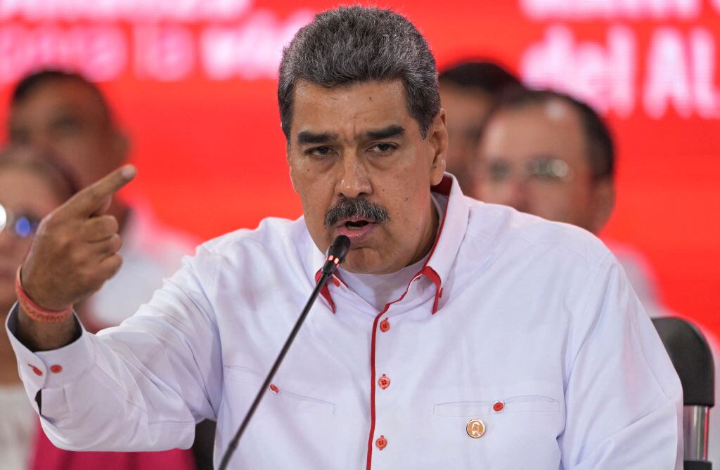 Nicolás Maduro. (Photo by JUAN BARRETO/AFP via Getty Images)