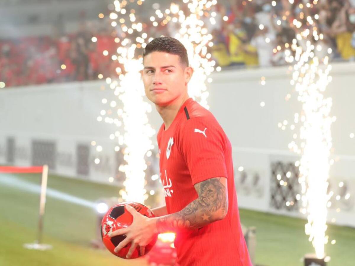 ¿Le luce? Así se ve James Rodríguez con el uniforme de su nuevo equipo