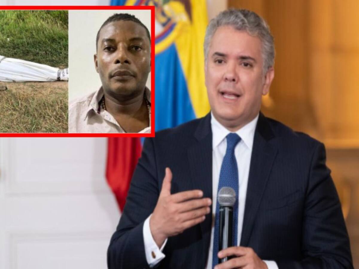 Una rata de alcantarilla: presidente Duque tras muerte de 'Matamba'